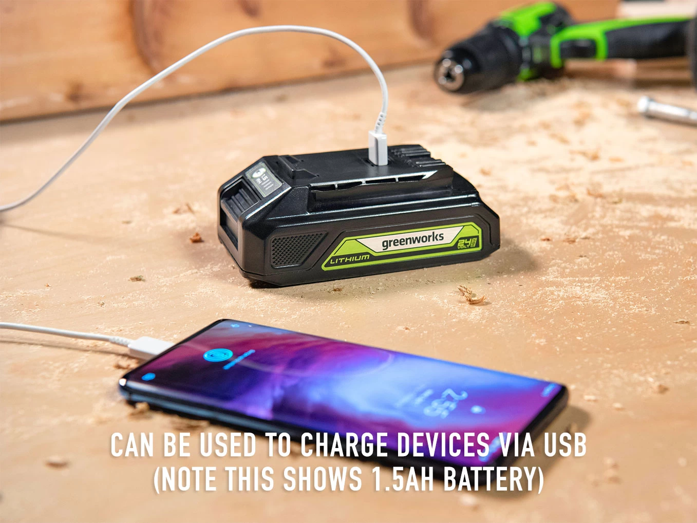 Greenworks 24V 4.0Ah Li-Ion Battery 5 Greenworks 24V 4.0Ah Li-Ion Battery - Image 3