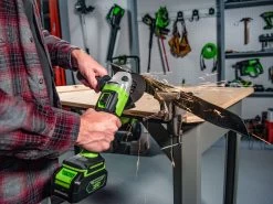 Greenworks 24V Saw Hammer Grind 3 Piece 2.0/4.0Ah Kit -Gardena Store 3200507 greenworks cordless 24v brushless angle grinder 100mm skin 7 1
