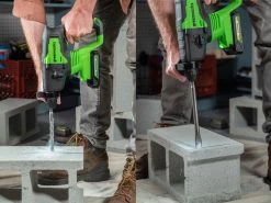 Greenworks 24V Saw Hammer Grind 3 Piece 2.0/4.0Ah Kit -Gardena Store 3803007 greenworks cordless 24v brushless rotary hammer kit 2ah 15 1