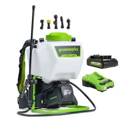 Greenworks 24V Garden Sprayer 15L 2.0Ah Kit -Gardena Store 5300702t greenworks 24v garden sprayer 15l 2.0ah kit 1c