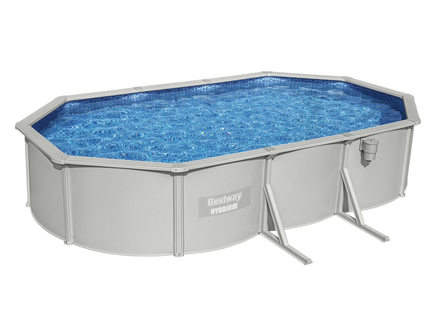 Bestway Hydrium Oval Steel Wall Pool 6.1m X 3.6m X 1.2m - Image 2