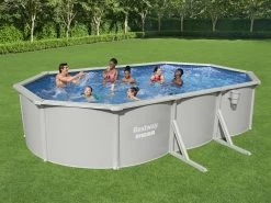Bestway Hydrium Oval Steel Wall Pool 6.1m X 3.6m X 1.2m -Gardena Store 56370 bestway hydrium oval steel wall pool 6.1m x 3.6m x 1.2m 9