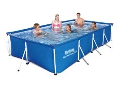 Bestway Family Splash Steel Frame Pool Set 4.0m X 2.11m X 0.81m -Gardena Store 56425 bestway family splash frame pool set 4.0m x 2.11m x 81cm 5700l 1b