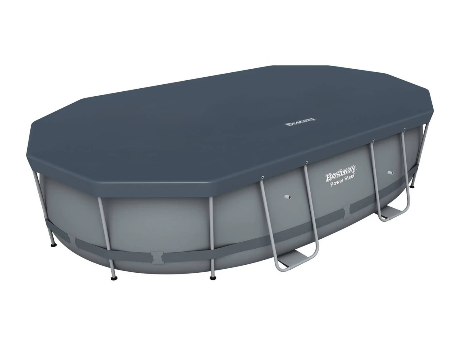 Bestway Power Steel Oval Wall Pool Set 4.88m X 3.05m X 1.07m 3 Bestway Power Steel Oval Wall Pool Set 4.88m X 3.05m X 1.07m