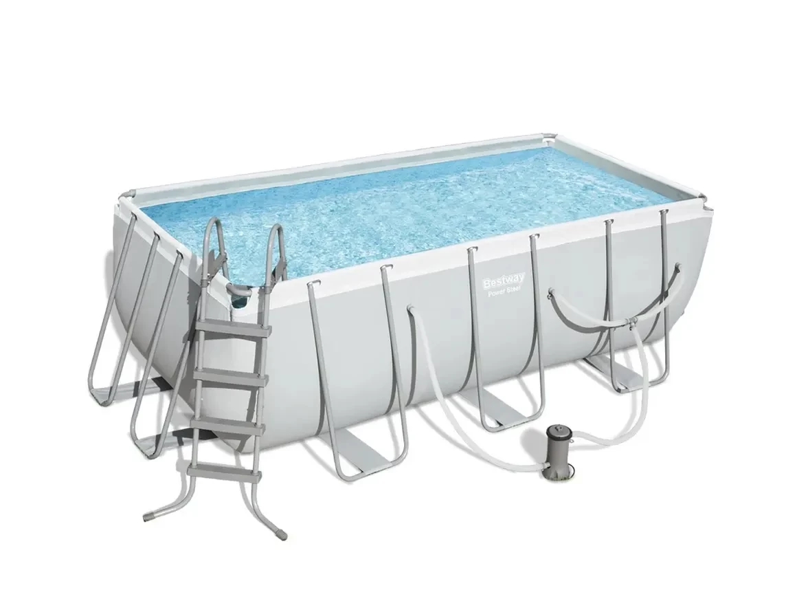 Bestway Power Steel Rectangle Pool Set 4.12m X 2.01m X 1.22m 8 Bestway Power Steel Rectangle Pool Set 4.12m X 2.01m X 1.22m - Image 6