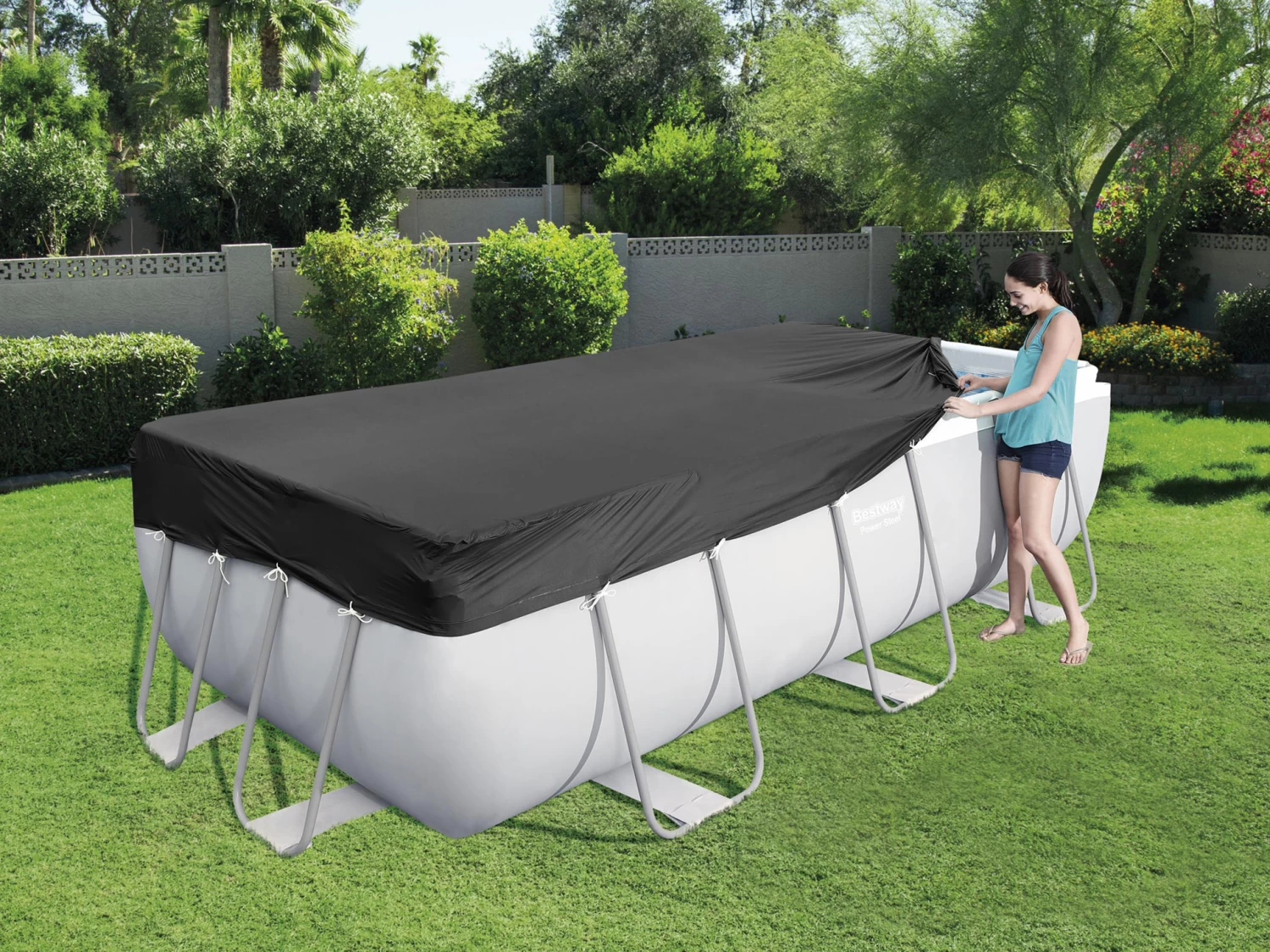 Bestway Pool Cover - Power Steel 4.12m X 2.01m X 1.22m - Image 5