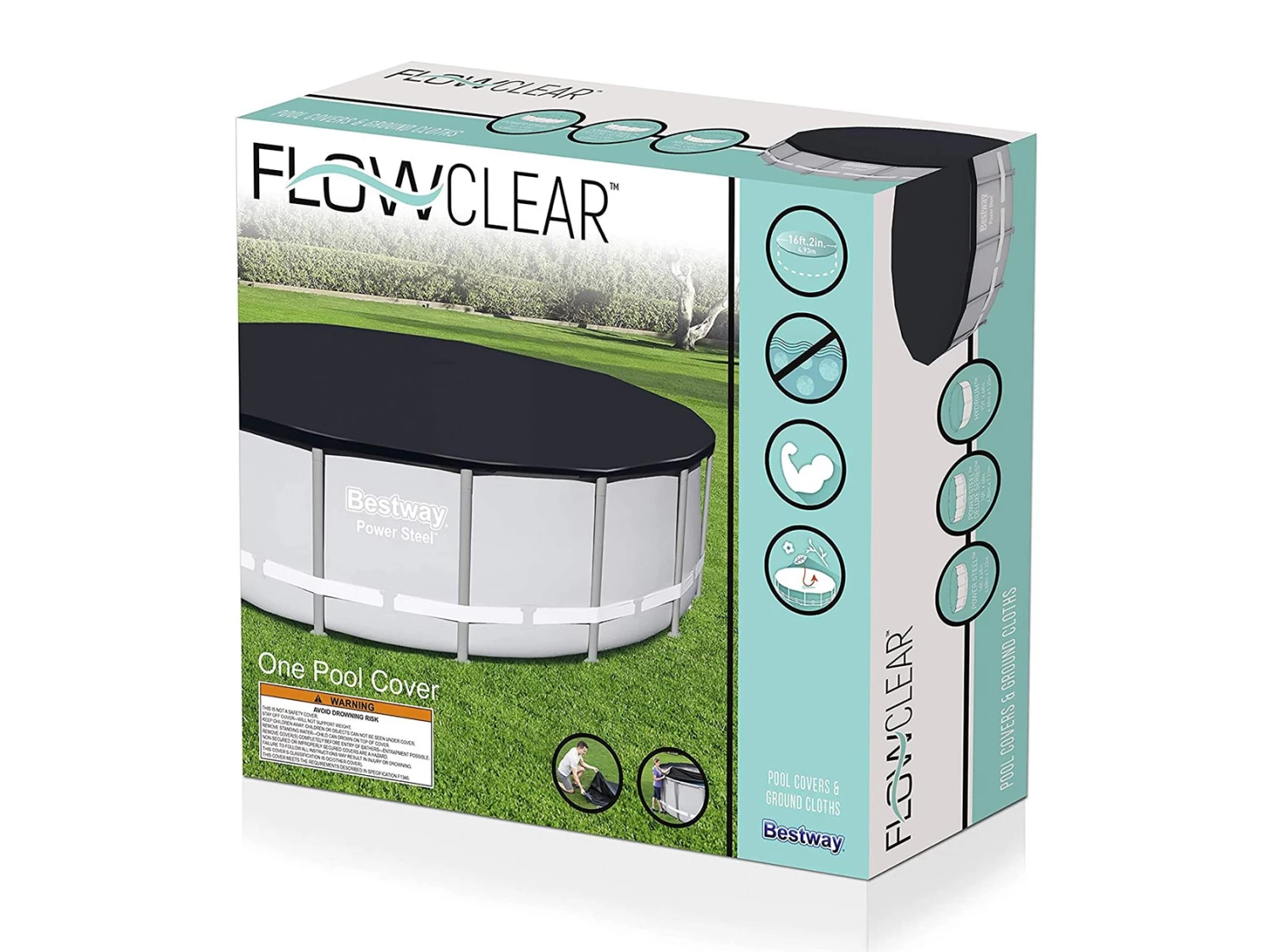 Bestway Pool Cover - Power Steel 4.88m X 1.22m 4 Bestway Pool Cover - Power Steel 4.88m X 1.22m - Image 2