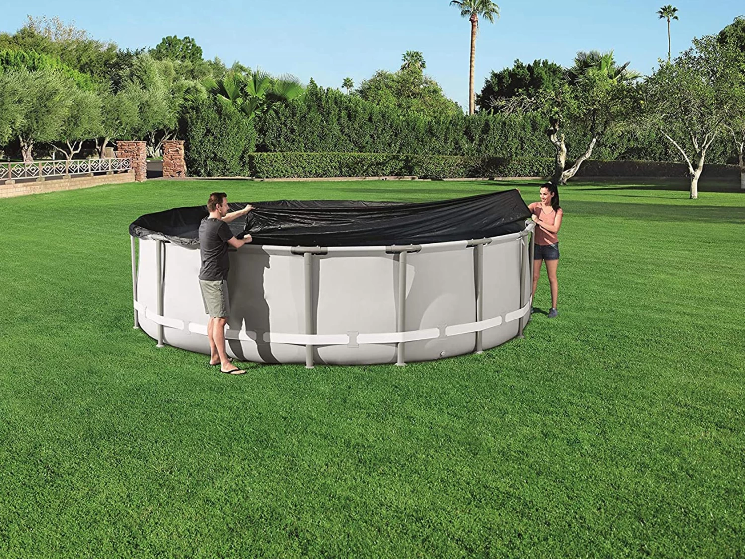 Bestway Pool Cover - Power Steel 4.88m X 1.22m 6 Bestway Pool Cover - Power Steel 4.88m X 1.22m - Image 4