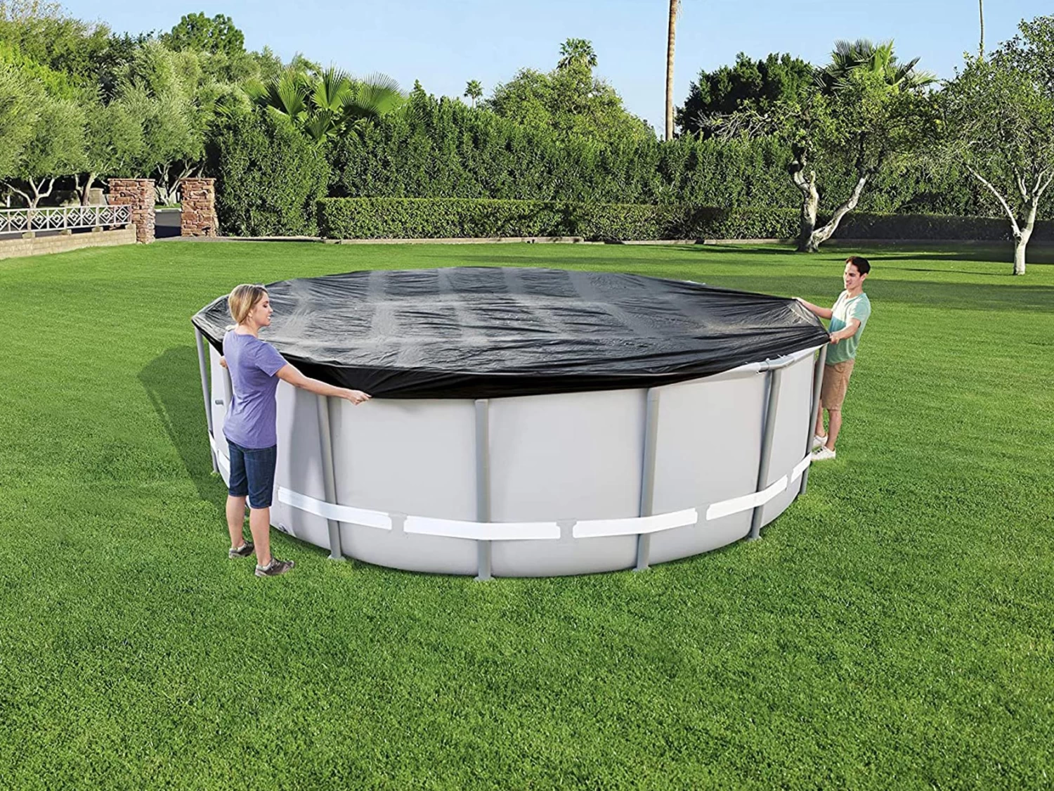 Bestway Pool Cover - Power Steel 4.88m X 1.22m 7 Bestway Pool Cover - Power Steel 4.88m X 1.22m - Image 5