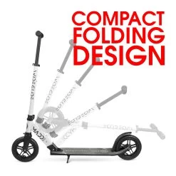 Madd Gear Madd Renegade Wide Glide 200 Scooter White/Black -Gardena Store 600 139 madd renegade wide glide 200 white black 6