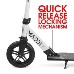 Madd Gear Madd Renegade Wide Glide 200 Scooter White/Black -Gardena Store 600 139 madd renegade wide glide 200 white black 9