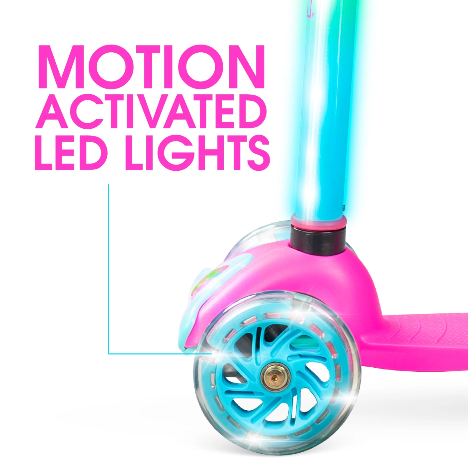 Zycom Zipper Lumen Scooter Pink/Teal 5 Zycom Zipper Lumen Scooter Pink/Teal - Image 3