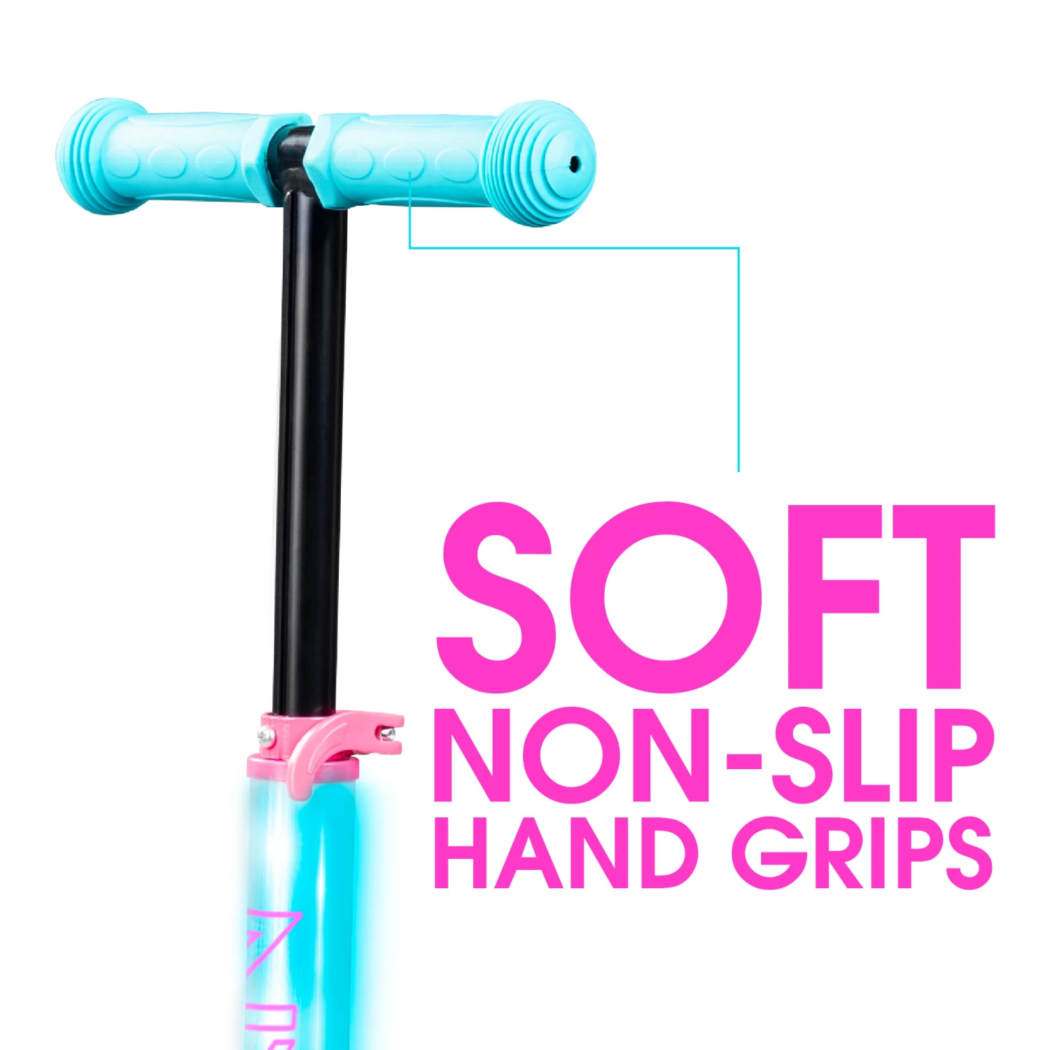 Zycom Zipper Lumen Scooter Pink/Teal 8 Zycom Zipper Lumen Scooter Pink/Teal - Image 6