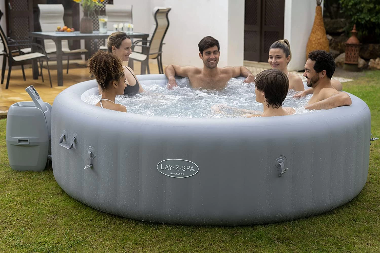 Bestway Inflatable Lay-Z Spa Grenada AirJet XL 3 Bestway Inflatable Lay-Z Spa Grenada AirJet XL