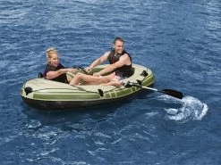 Bestway Hydro-Force Voyager 300 Inflatable Boat With Oars 23 Bestway Hydro-Force Voyager 300 Inflatable Boat With Oars -Gardena Store 65051e bestway hydro force voyager 300 inflatable boat with oars 11b