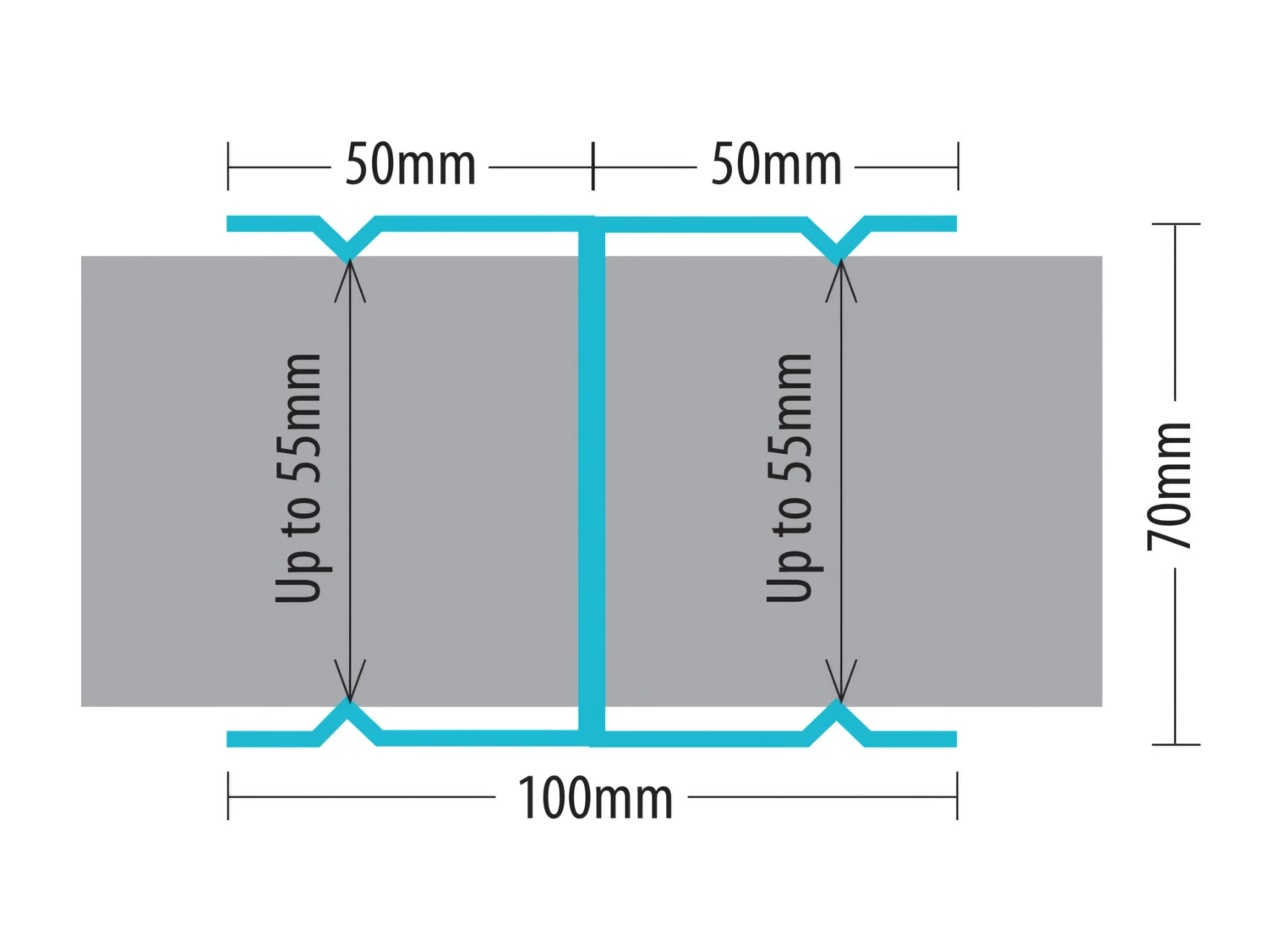 Strol SureWall Retaining Joiner Post 65mm X 750mm 4 Strol SureWall Retaining Joiner Post 65mm X 750mm - Image 2