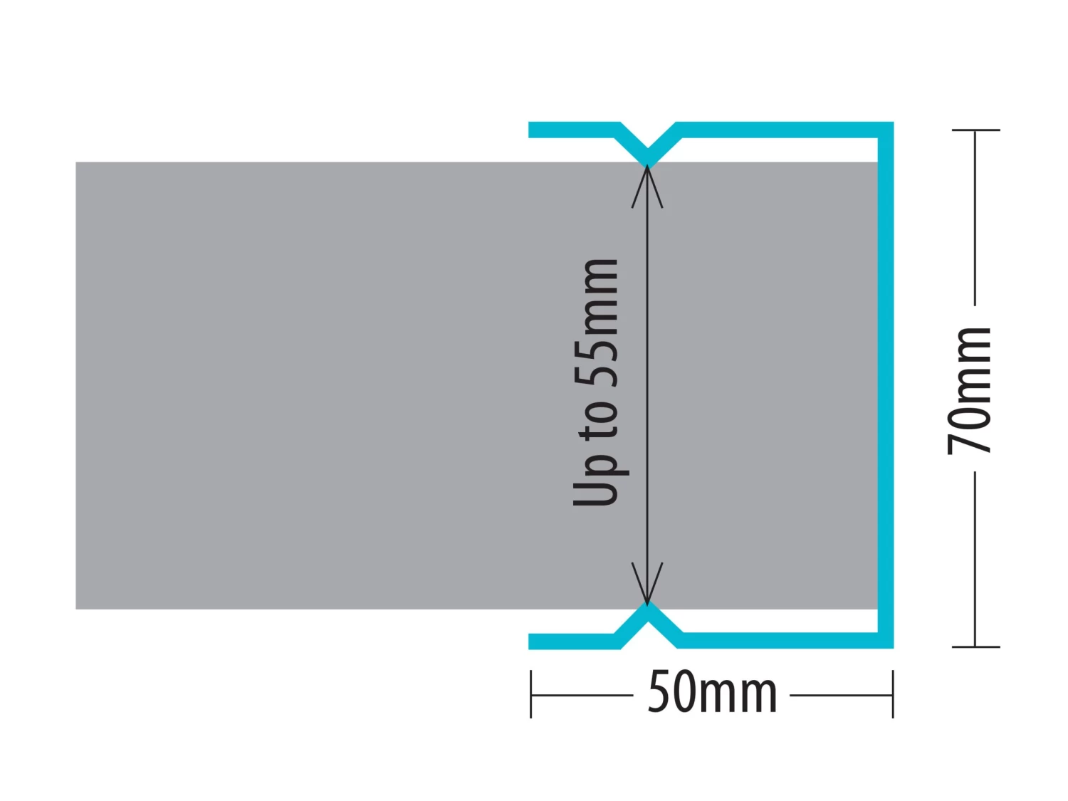 Strol SureWall Retaining End Post 65mm X 750mm 3 Strol SureWall Retaining End Post 65mm X 750mm