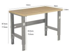Workbench Heavy Duty 122 X 76cm -Gardena Store 7an86 workbench heavy duty 122 x 76cm