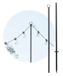 Festoon Light Support Poles - Pair