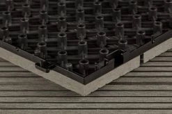 Outdoor Premium Composite Deck Tiles Grey - Pack Of 10 -Gardena Store 907822 deck tiles grey 2