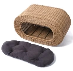 Fetch Stackable Wicker Cat Condo