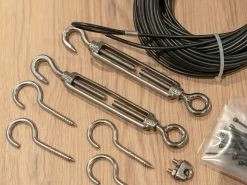 Festoon Light Support Wire Kit 20m -Gardena Store 908915 festoon light support wire kit 20m 2