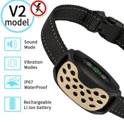 Fetch Smart Anti-Bark Dog Collar No Shock 21 Fetch Smart Anti-Bark Dog Collar No Shock -Gardena Store 913352 fetch smart anti bark collar no shock 10b