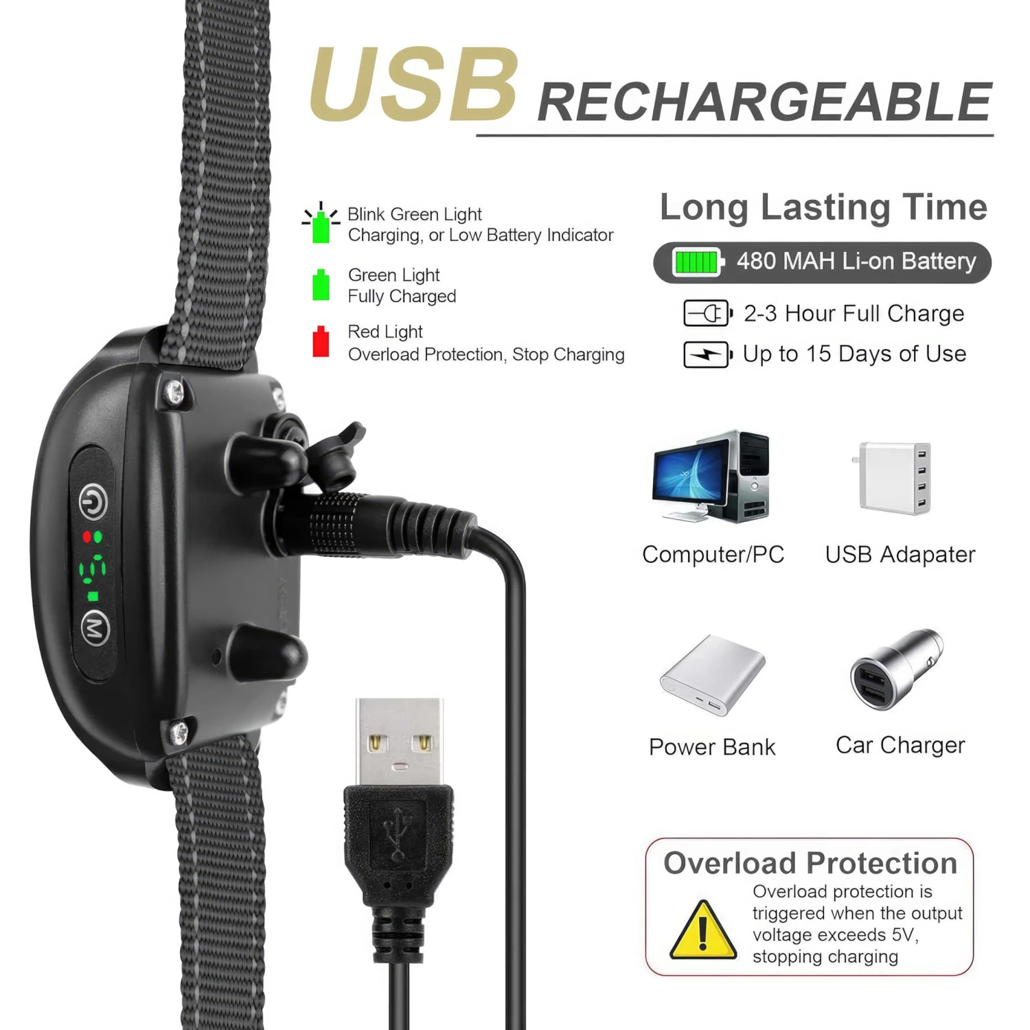 Fetch Smart Anti-Bark Dog Collar No Shock 8 Fetch Smart Anti-Bark Dog Collar No Shock - Image 6