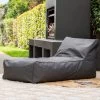 Outdoor Bean Bag Lounger Canvas Coal 1 Outdoor Bean Bag Lounger Canvas Coal -Gardena Store 914043 outdoor bean bag lounger canvas coal 1