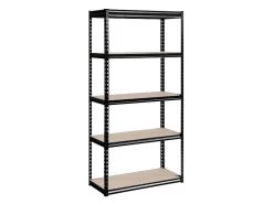 Steel Shelves 5-Shelf 182cm X 91cm X 46cm