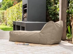 Outdoor Bean Bag Lounger Taupe -Gardena Store 915097 outdoor bean bag lounger taupe 3