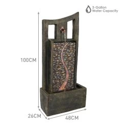 Cobblestone Lane Water Feature With Solar Pump 23 Cobblestone Lane Water Feature With Solar Pump -Gardena Store 917697 cobblestone lane water feature with solar pump l105q 11