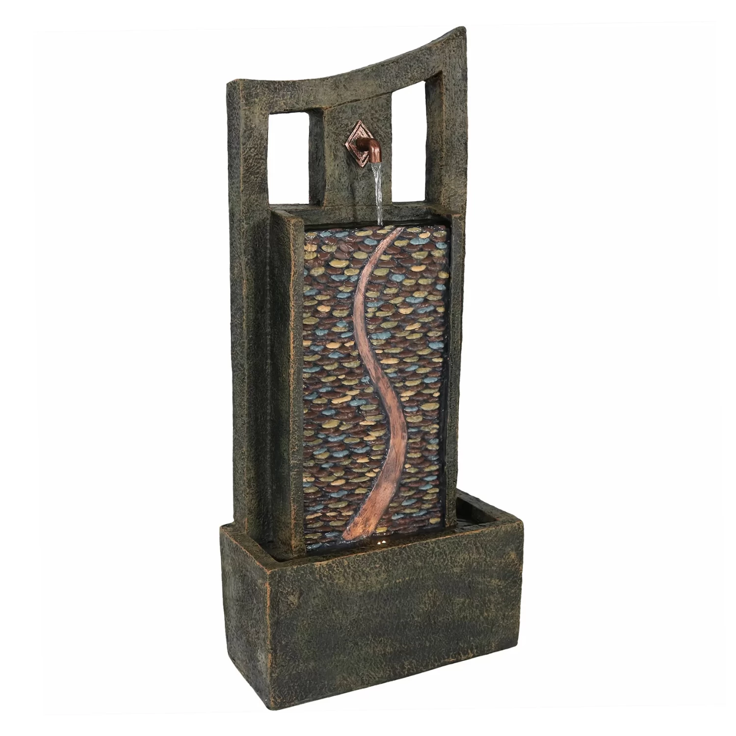 Cobblestone Lane Water Feature With Solar Pump 4 Cobblestone Lane Water Feature With Solar Pump - Image 2