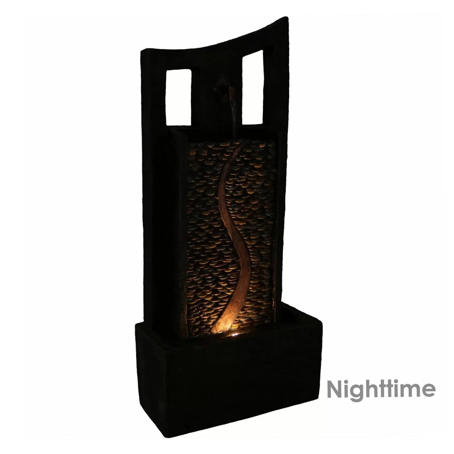 Cobblestone Lane Water Feature With Solar Pump 3 Cobblestone Lane Water Feature With Solar Pump