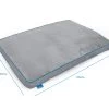 Fetch Orthopedic Memory Foam Dog Bed 12cm Thick XX-Large -Gardena Store 918927 fetch dog bed light grey xxl 3