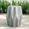 Modulo Faceted Concrete Side Table -Gardena Store 920521 modulo faceted concrete side table 1