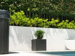 Cubo Fiberstone Planter Black 64L -Gardena Store 920858 cubo fiberstone planter 64l 8c