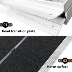 Folding Wheelchair Access Ramp Non Slip 1.2m 10 Folding Wheelchair Access Ramp Non Slip 1.2m -Gardena Store 923587 folding wheelchair access ramp non slip 1.2m 3