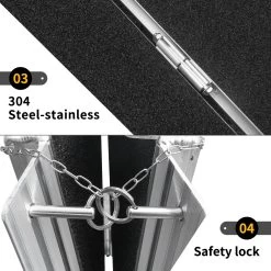 Folding Wheelchair Access Ramp Non Slip 1.2m 13 Folding Wheelchair Access Ramp Non Slip 1.2m -Gardena Store 923587 folding wheelchair access ramp non slip 1.2m 4