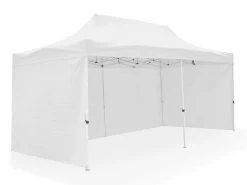 Great White Pop Up Gazebo Enclosed 3m X 6m White