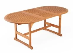 Eden Extending Outdoor Dining Set 6-Seater -Gardena Store 927348 eden extending dining table 1b