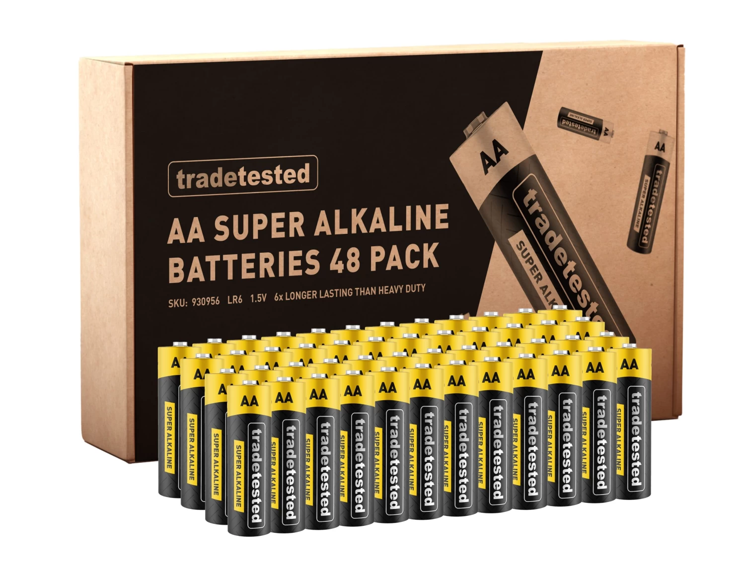 AA + AAA Super Alkaline Battery Combo - 2 X 48 Pack 5 AA + AAA Super Alkaline Battery Combo - 2 X 48 Pack - Image 3