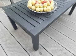 Flaxmere Hardwood Outdoor Sofa Set 4 Piece Grey -Gardena Store 931627 flaxmere hardwood outdoor sofa set 4 piece grey 4d