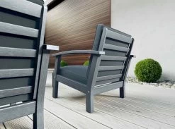 Flaxmere Hardwood Outdoor Sofa Set 4 Piece Grey -Gardena Store 931627 flaxmere hardwood outdoor sofa set 4 piece grey 5d