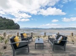 Flaxmere Hardwood Outdoor Sofa Set 4 Piece Grey -Gardena Store 931627 flaxmere hardwood outdoor sofa set 4 piece grey 6d