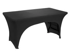 Stretch Fit Table Cover Rectangle 1.8m Black -Gardena Store 931734 stretch fit table cover rectangle 1.8m black 1b
