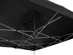 Great White Pop Up Gazebo Enclosed 3m X 6m Black