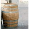 Oak Wine Barrel -Gardena Store 934318 oak wine barrel bar leaner 1d