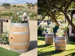 Oak Wine Barrel 15 Oak Wine Barrel -Gardena Store 934318 oak wine barrel bar leaner 2d