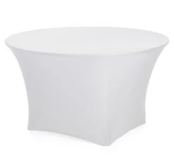 Stretch Fit Table Cover Round 1.8m White -Gardena Store 937721 stretch fit table cover round 1.8m 1e
